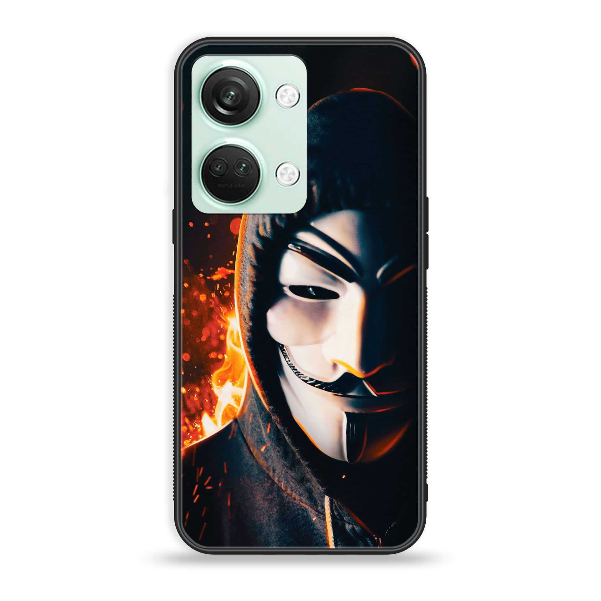 OnePlus Nord 3 5G - Anonymous 2.0 Series - Premium Printed Glass soft Bumper shock Proof Case