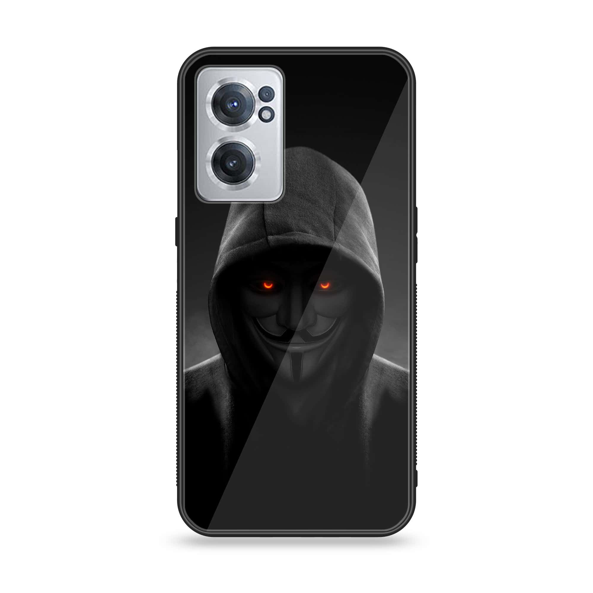 OnePlus Nord CE 2 5G - Anonymous 2.0 Series - Premium Printed Glass soft Bumper shock Proof Case