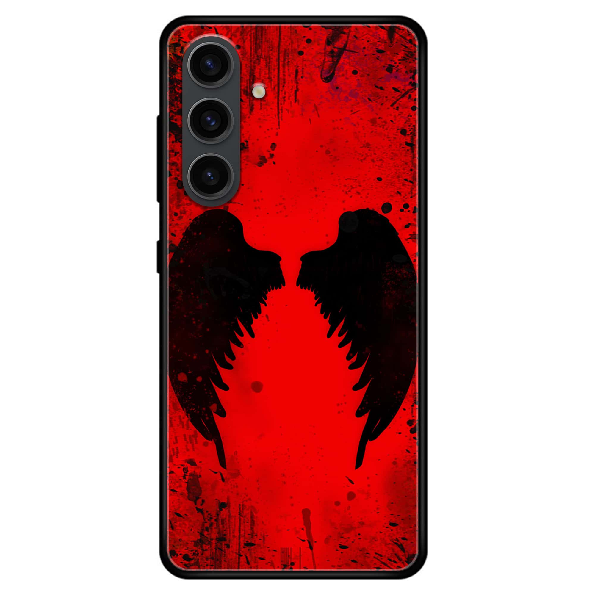 Samsung Galaxy A15 - Angel Wings 2.0 Series - Premium Printed Glass soft Bumper shock Proof Case