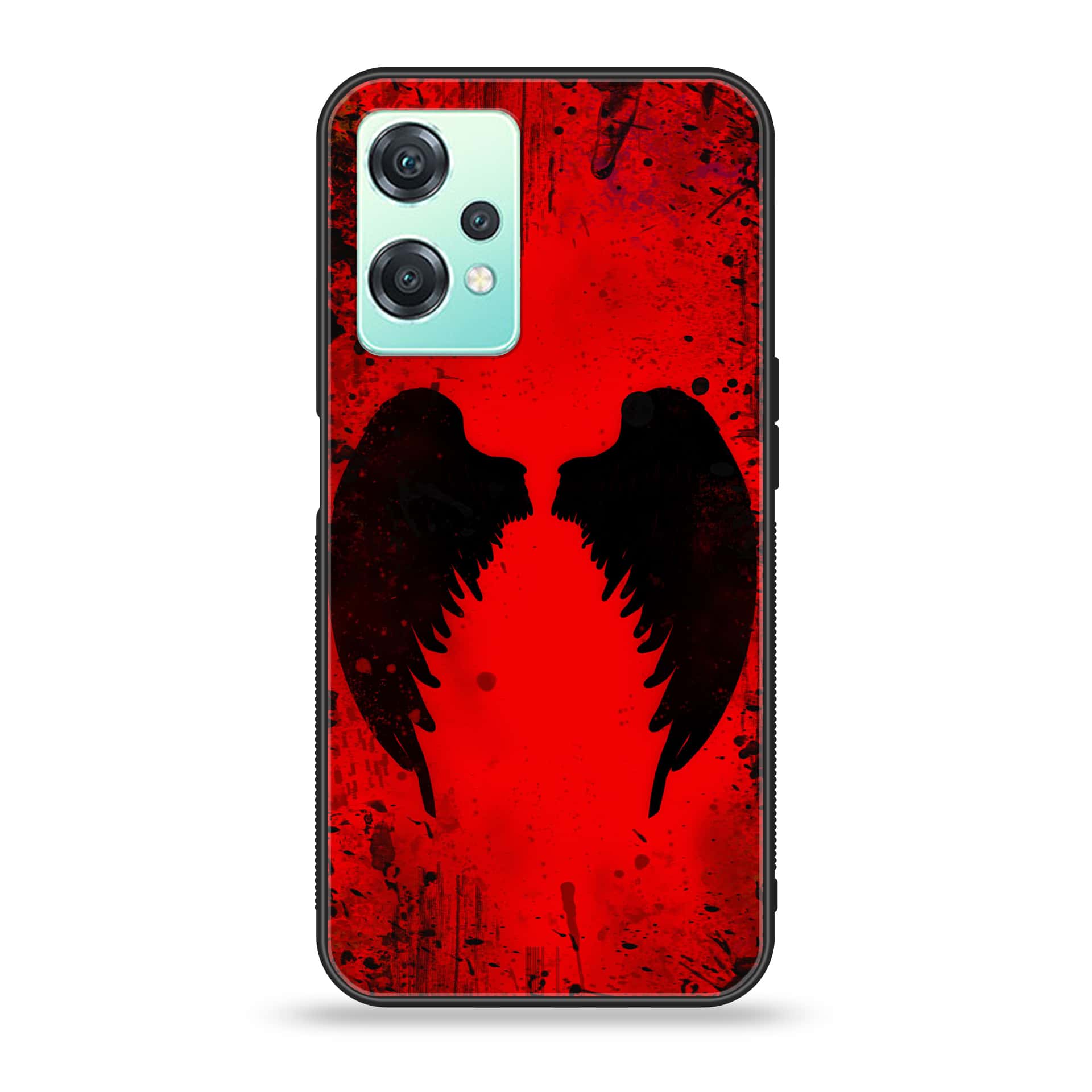 OnePlus Nord CE 2 Lite - Angel Wings 2.0 Series - Premium Printed Glass soft Bumper shock Proof Case