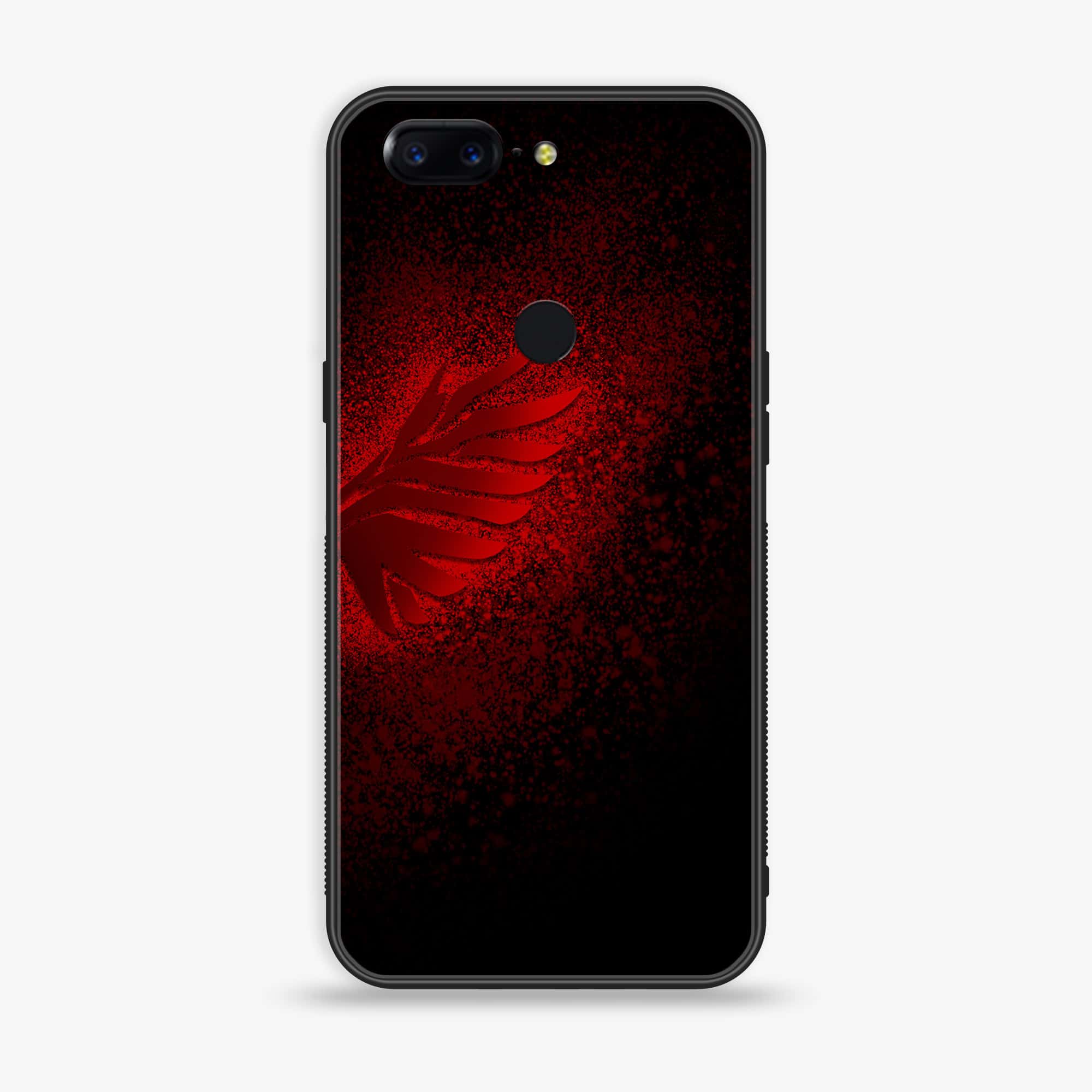 OnePlus 5T - Angel Wings 2.0 Series - Premium Printed Glass soft Bumper shock Proof Case