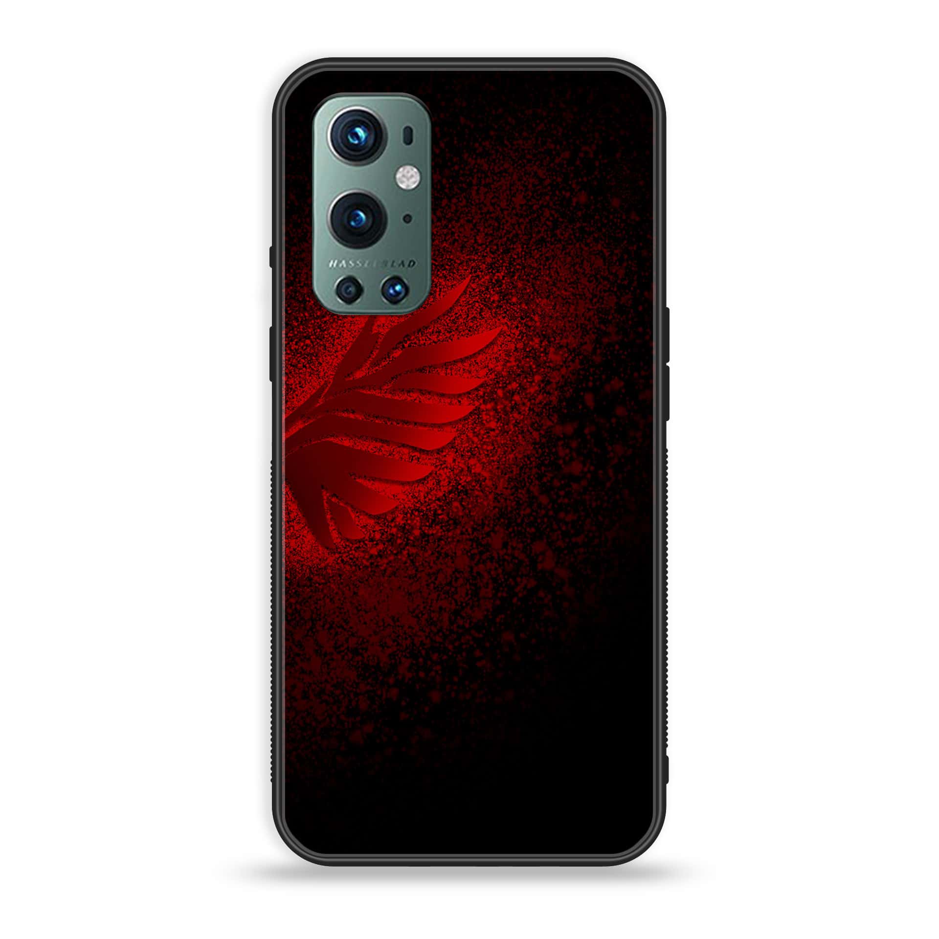 OnePlus 9 Pro - Angel Wings 2.0 Series - Premium Printed Glass soft Bumper shock Proof Case