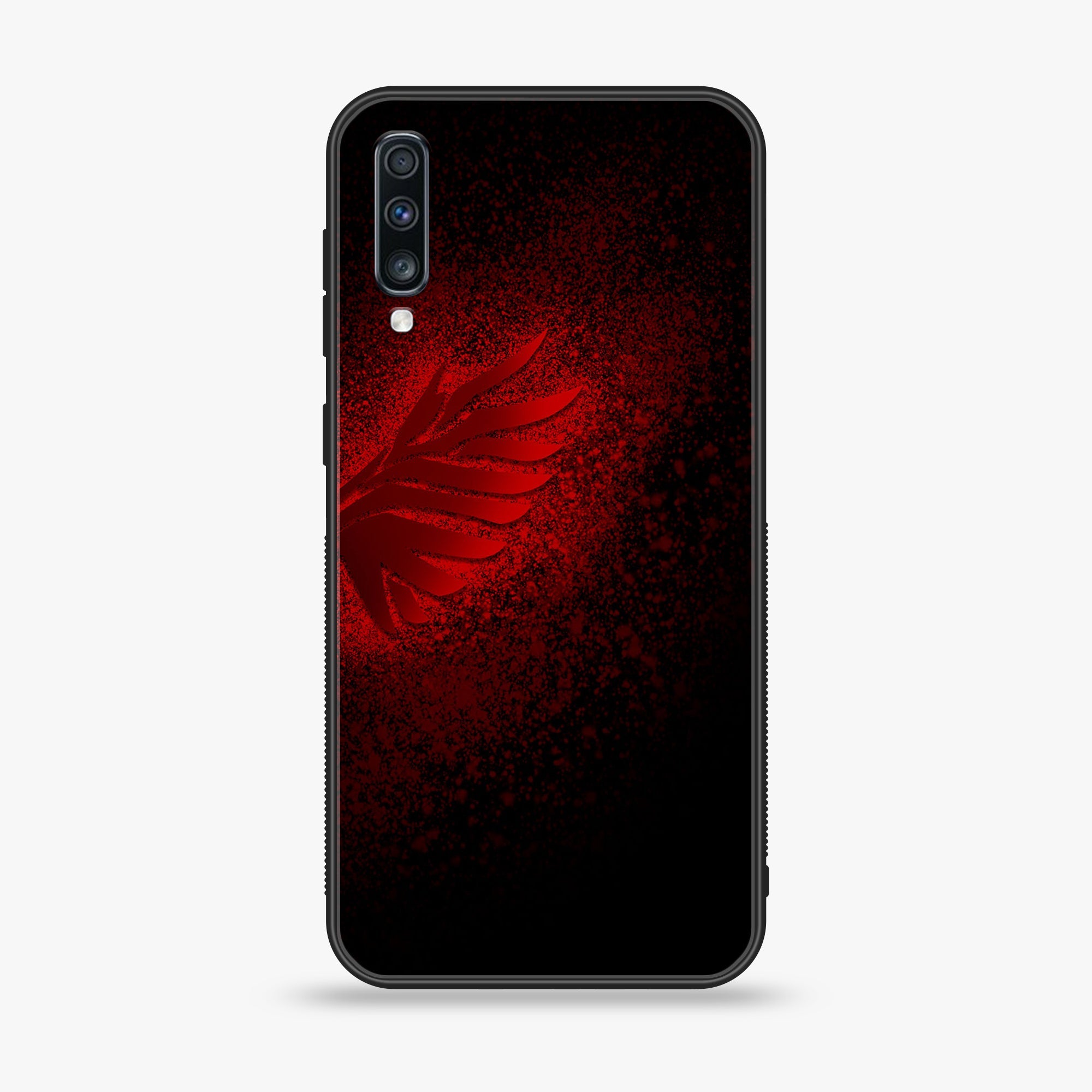 Samsung Galaxy A70S - Angel Wings 2.0 Series - Premium Printed Glass soft Bumper shock Proof Case