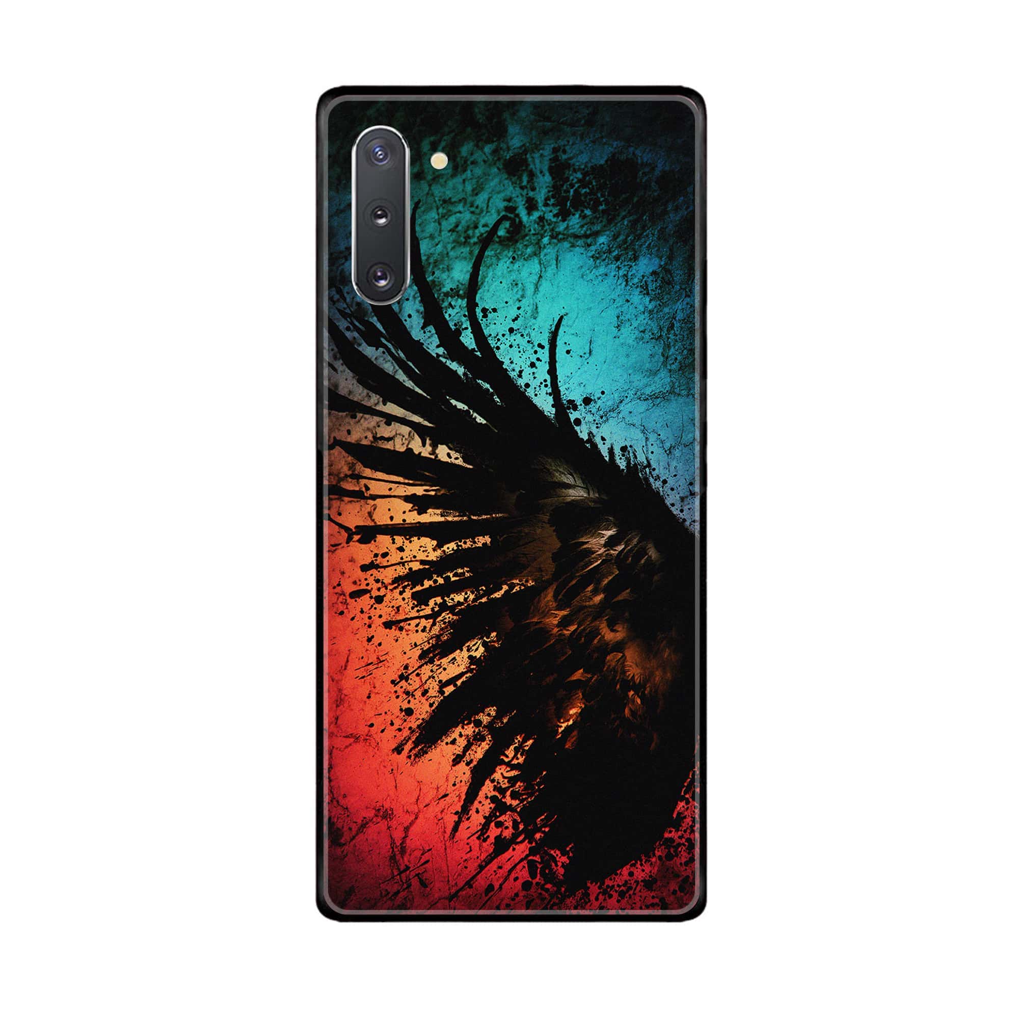 Samsung Galaxy Note 10 5G Angel Wings 2.0 Series Premium Printed Glass soft Bumper shock Proof Case
