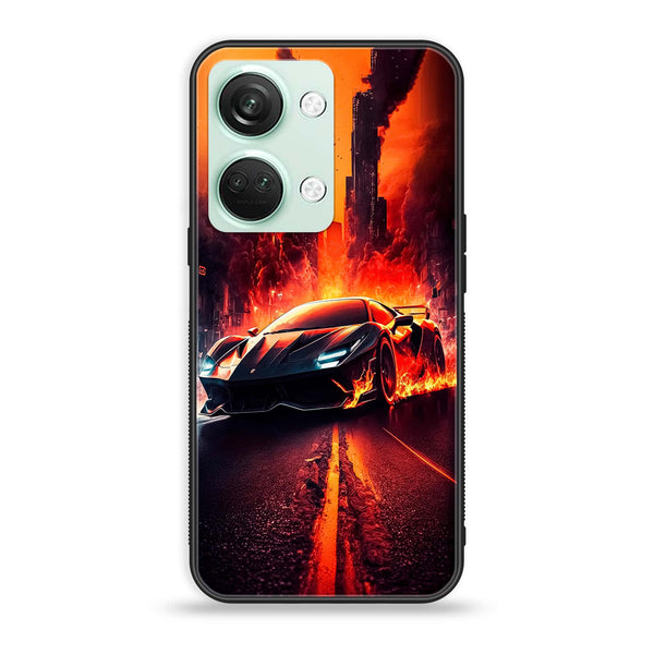 OnePlus Nord 3 5G - Racing Series - Premium Printed Glass soft Bumper shock Proof Case