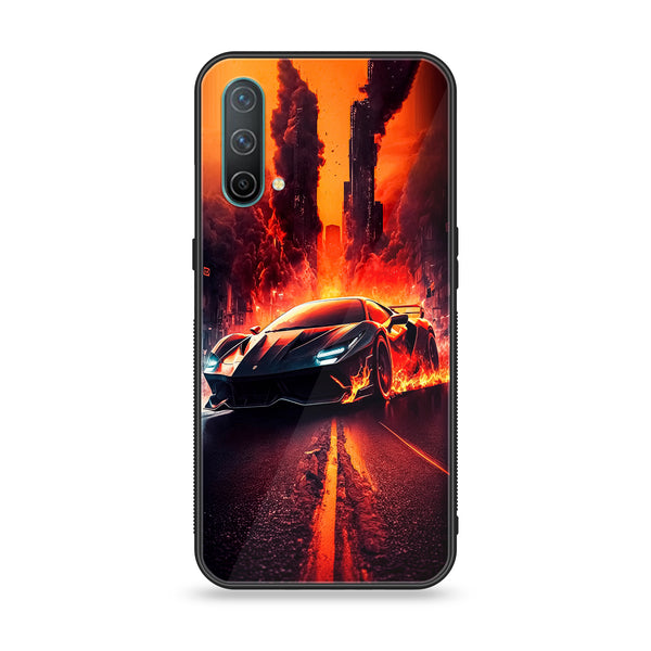 OnePlus Nord CE 5G - Racing Series - Premium Printed Glass soft Bumper shock Proof Case