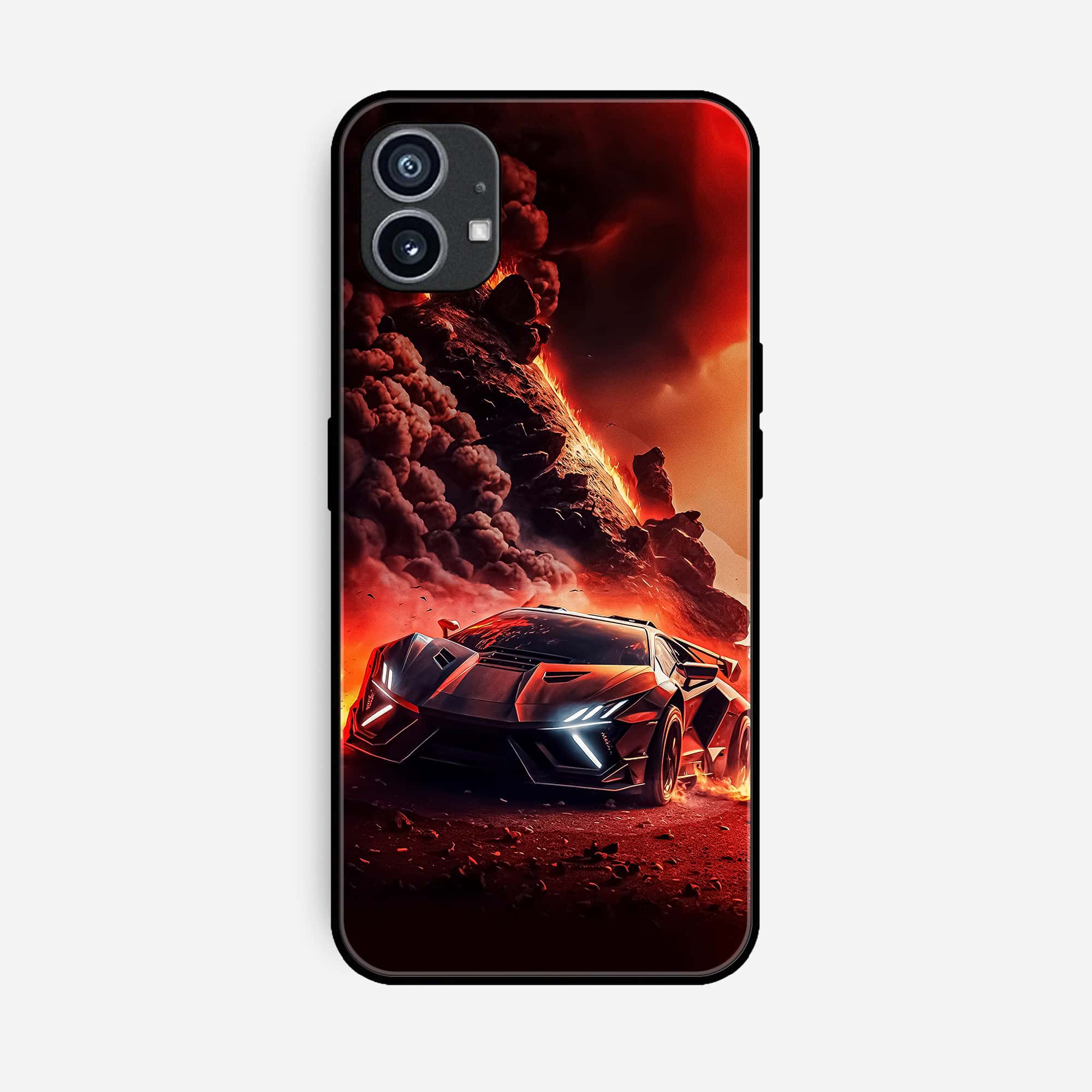 Nothing Phone (1) Racing Series Premium Printed Glass soft Bumper shock Proof Case