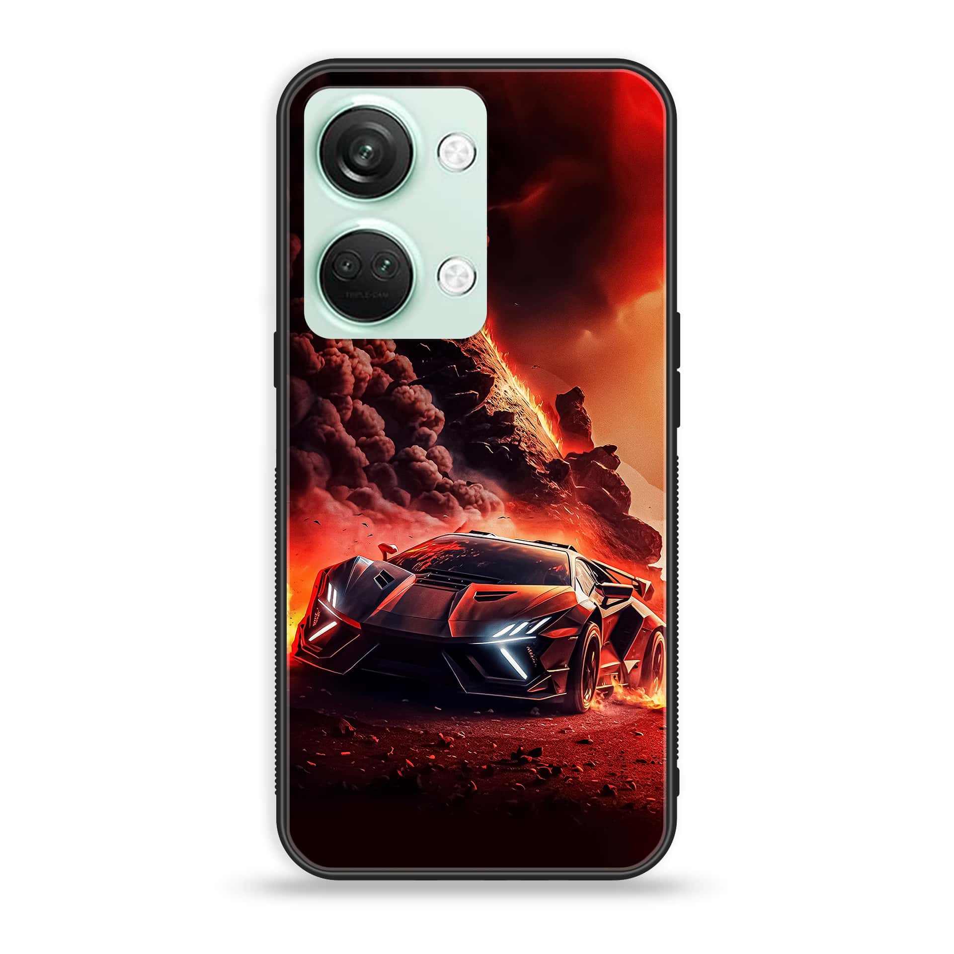 OnePlus Nord 3 5G - Racing Series - Premium Printed Glass soft Bumper shock Proof Case