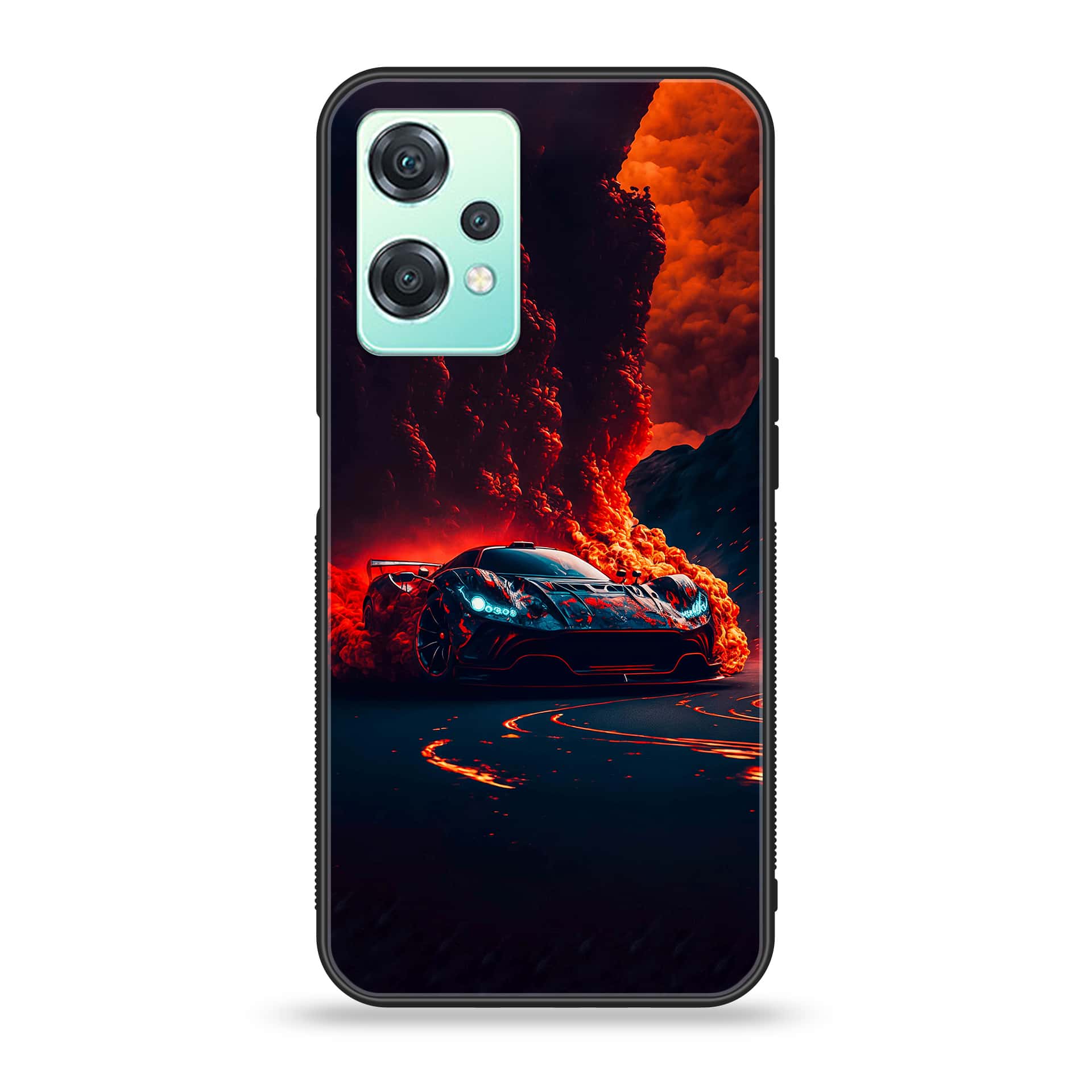 OnePlus Nord CE 2 Lite - Racing Series - Premium Printed Glass soft Bumper shock Proof Case