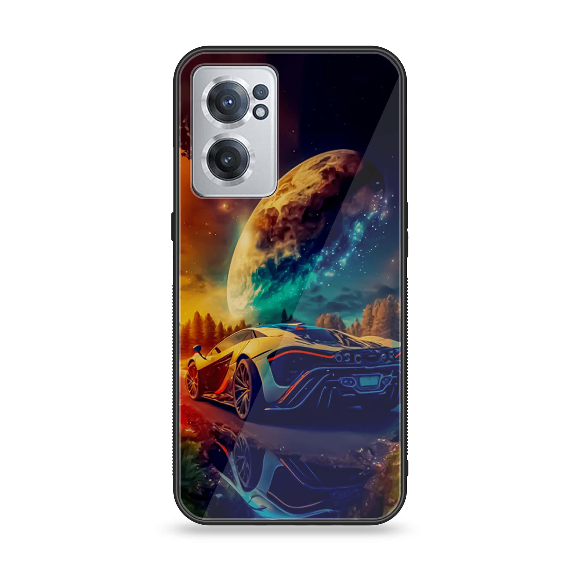 OnePlus Nord CE 2 5G - Racing Series - Premium Printed Glass soft Bumper shock Proof Case