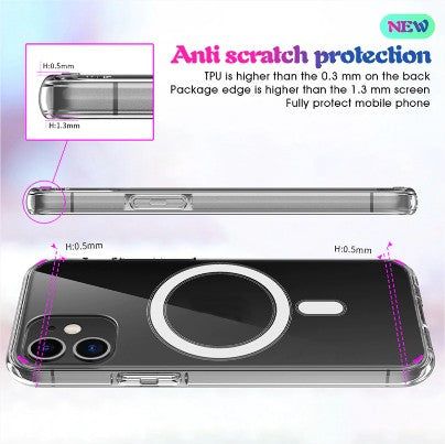Galaxy Z Flip 5 MagSafe supported Shock Proof Ultra Clear Case