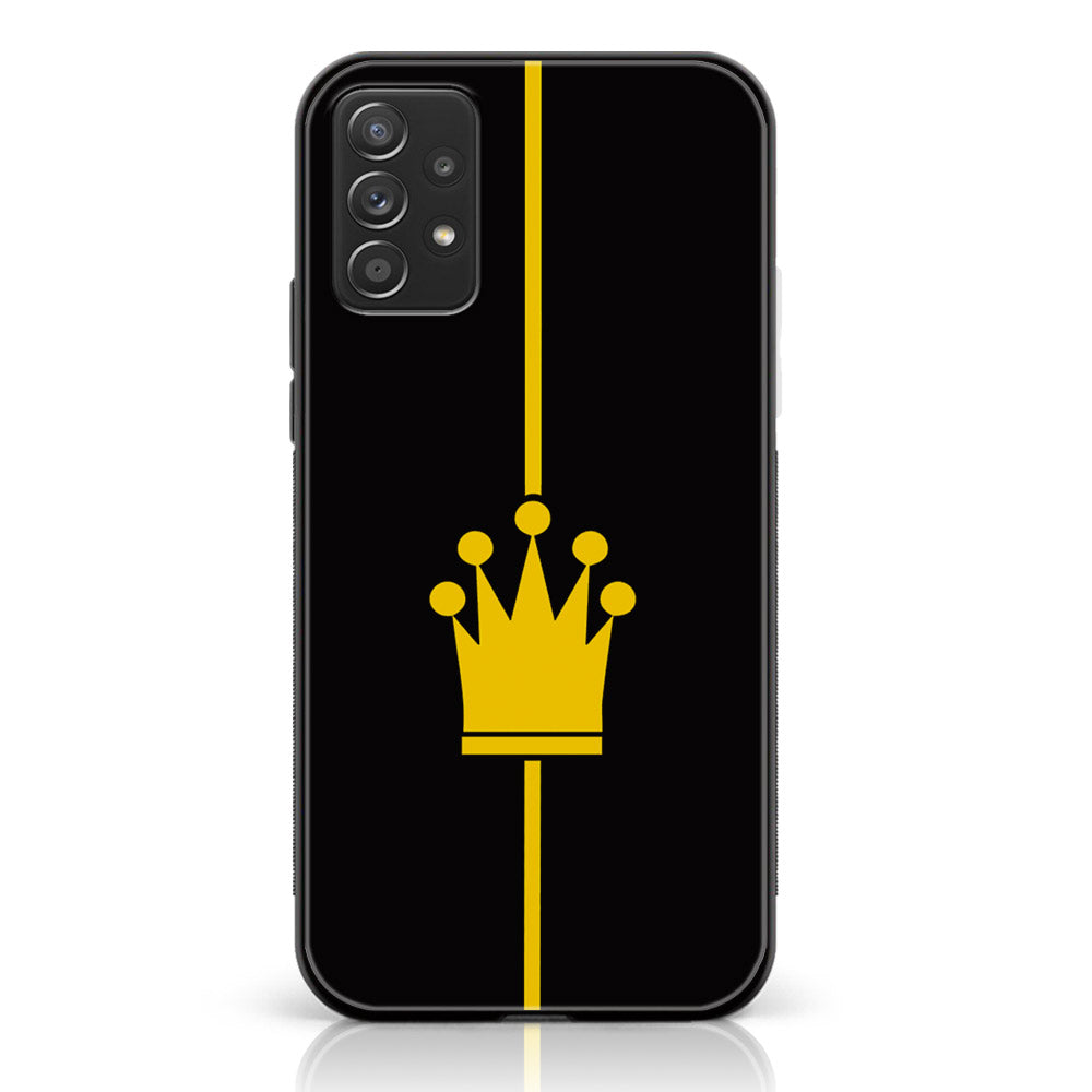 Samsung Galaxy A52s 5G - King Series V 2.0 Series - Premium Printed Glass soft Bumper shock Proof Case