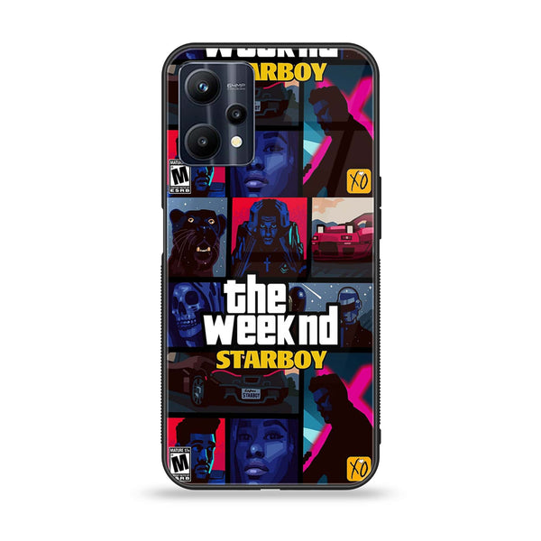 Realme V25 - The Weeknd Star Boy - Premium Printed Glass soft Bumper Shock Proof Case