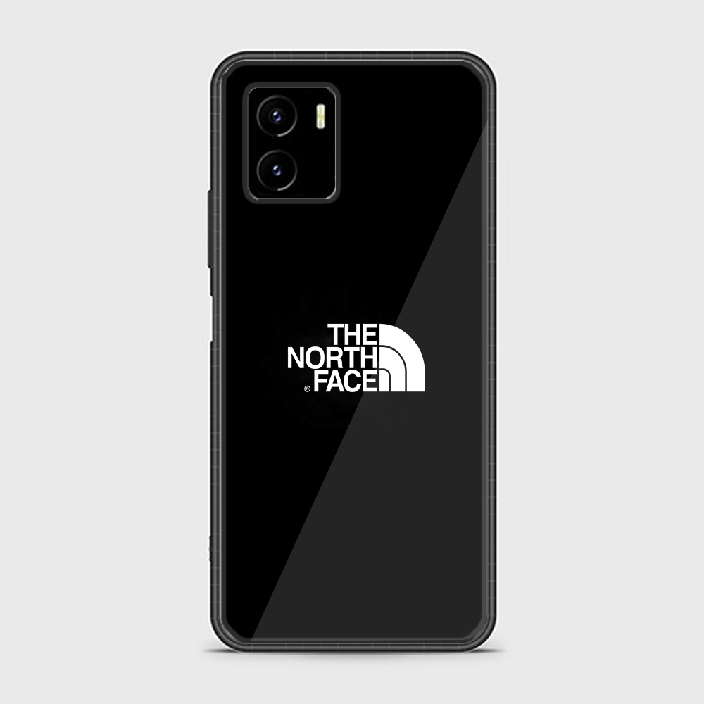 Vivo Y15s The North Face Series Premium Printed Glass soft Bumper shock Proof Case