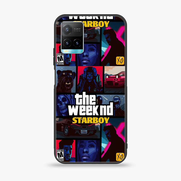 Vivo Y21t - The Weeknd Star Boy - Premium Printed Glass soft Bumper Shock Proof Case