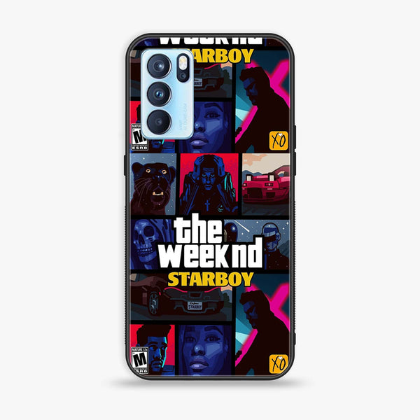 Oppo Reno 6 Pro - The Weeknd Star Boy - Premium Printed Glass soft Bumper Shock Proof Case