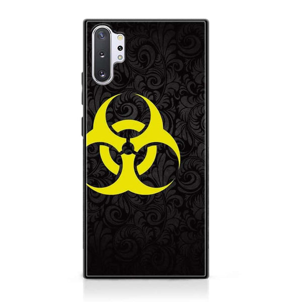 Samsung Galaxy Note 10 Plus - Biohazard Sign - Premium Printed Glass soft Bumper shock Proof Case