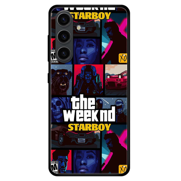Samsung Galaxy S23 FE - The Weeknd Star Boy - Premium Printed Glass soft Bumper Shock Proof Case