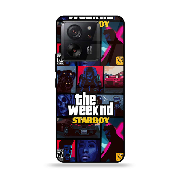 Xiaomi 13T - The Weeknd Star Boy - Premium Printed Glass soft Bumper Shock Proof Case