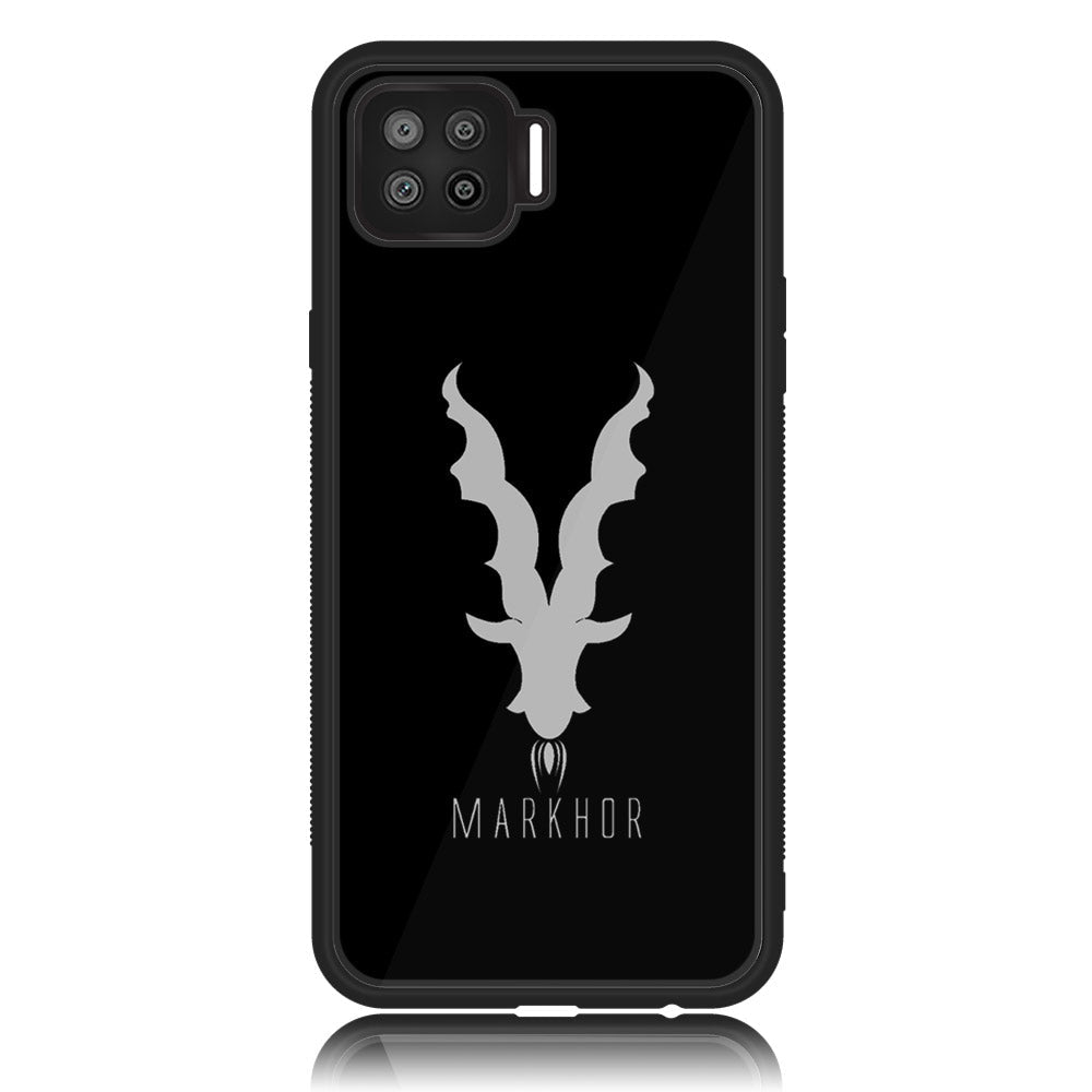 Oppo A93 4G - Markhor Series - Premium Printed Glass soft Bumper shock Proof Case