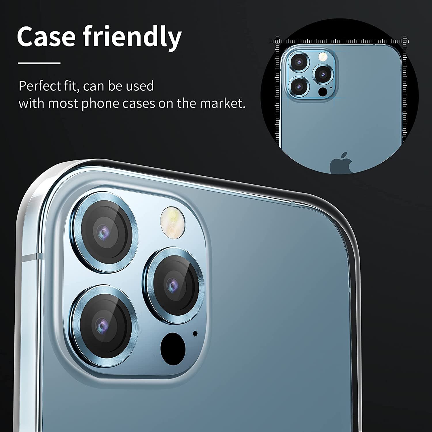 iPhone 15 / 15 Plus Metal Camera Lens Protector Glass