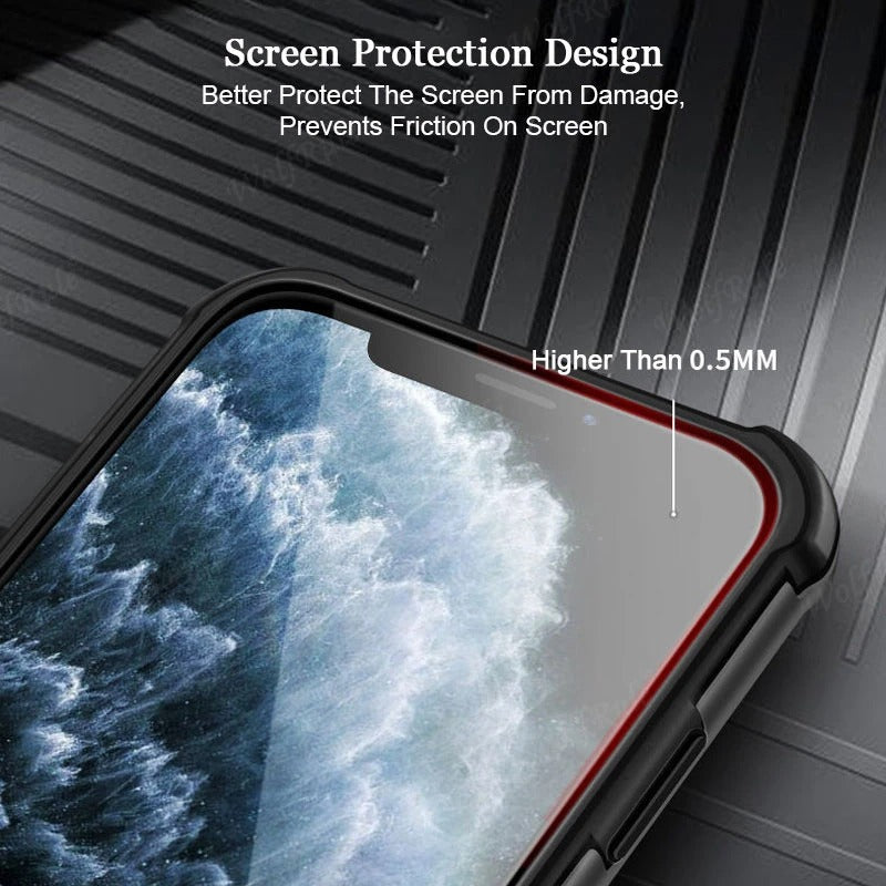 Xiaomi Poco X3 NFC Airbag Shockproof Hybrid Armor Honeycomb Transparent Cover