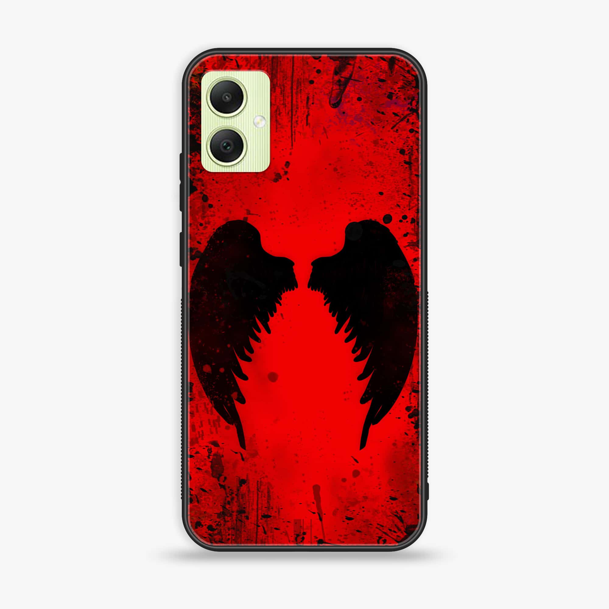 Samsung Galaxy A05 - Angel Wings 2.0 Series - Premium Printed Glass soft Bumper shock Proof Case