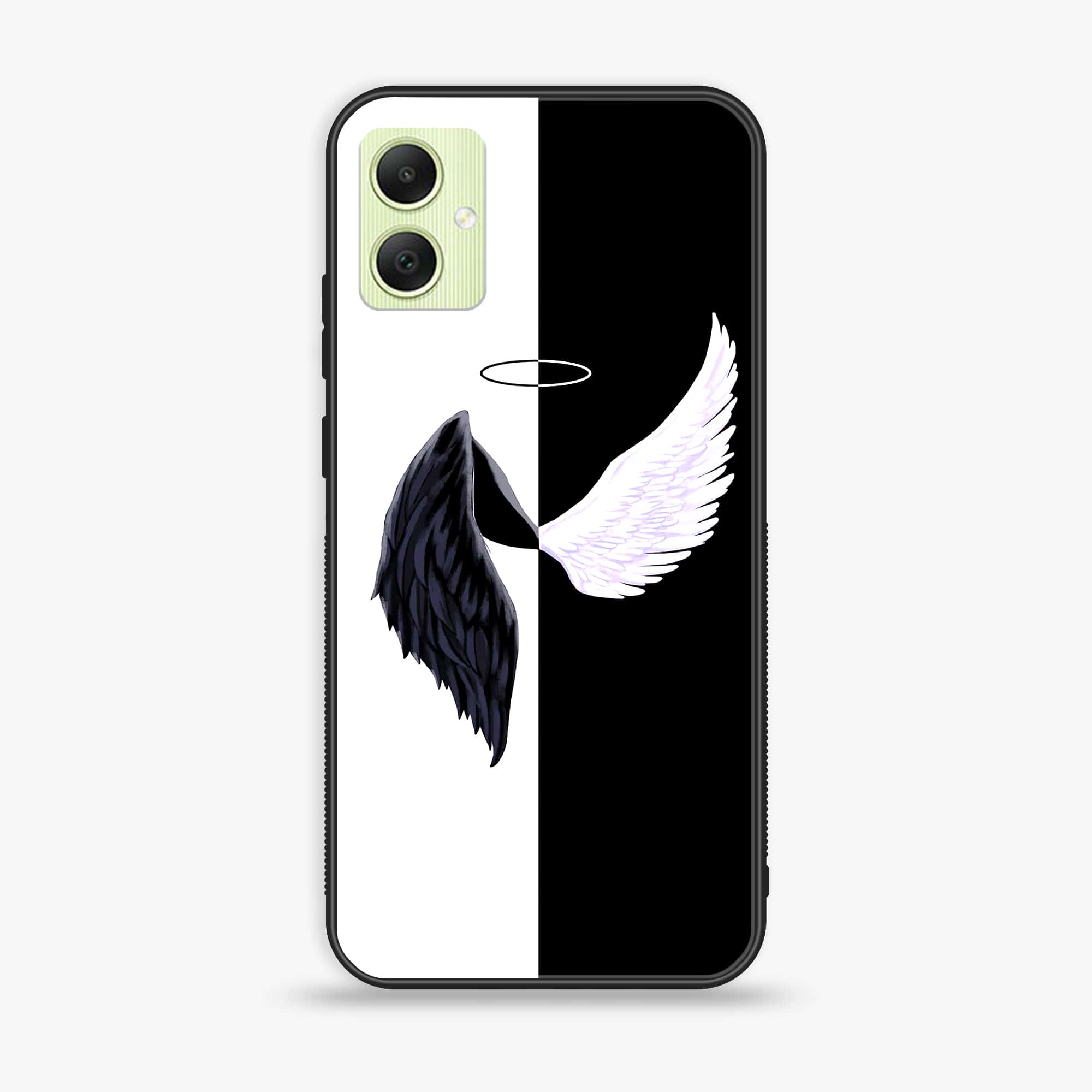 Samsung Galaxy A05 - Angel Wings 2.0 Series - Premium Printed Glass soft Bumper shock Proof Case