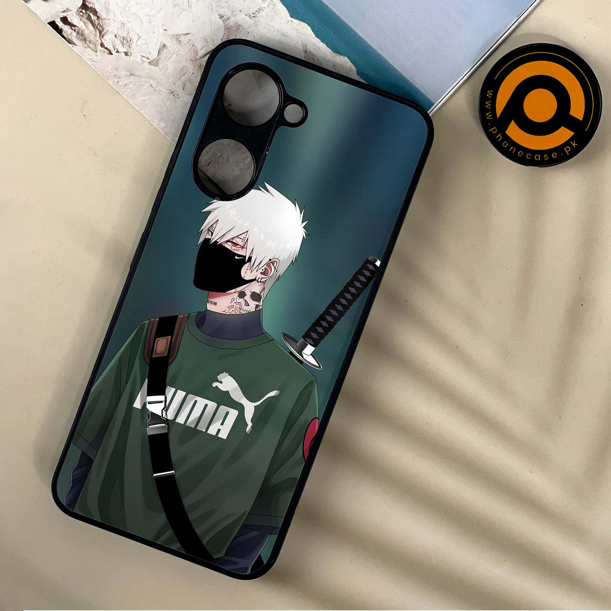 Vivo Y18 Anime Series Premium Printed Metal soft Bumper shock
