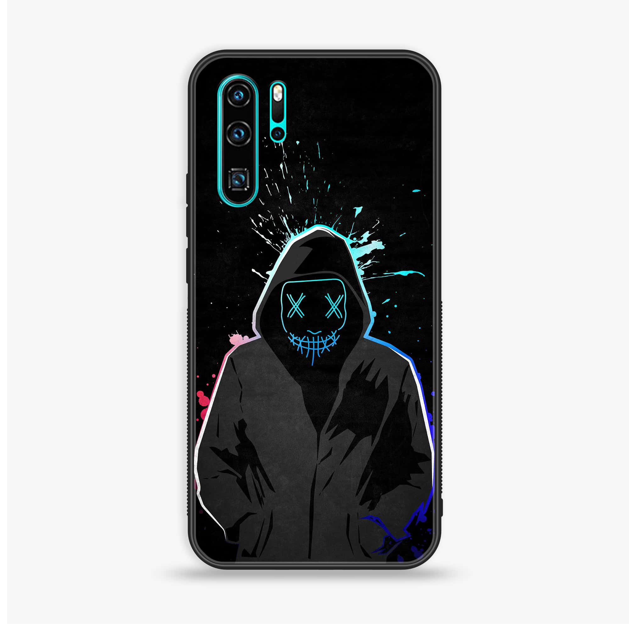 Huawei P30 Pro - Anonymous 2.0 Series - Premium Printed Glass soft Bumper shock Proof Case