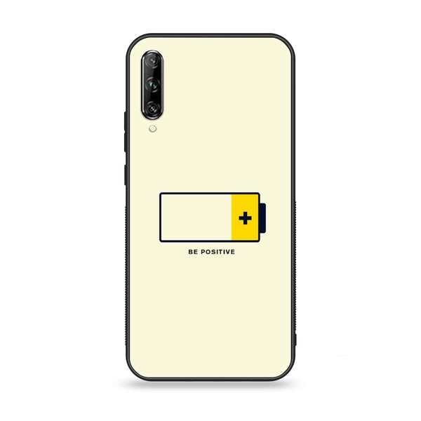 Huawei Y9s - Be Positive Design - Premium Printed Glass soft Bumper shock Proof Case