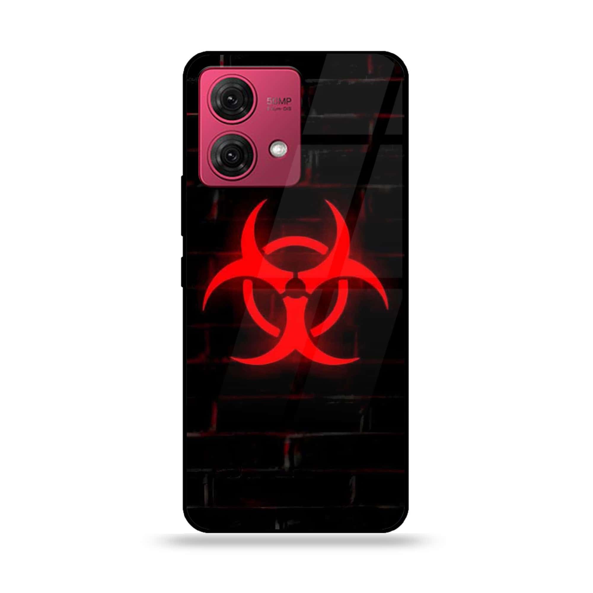 Motorola Moto G84 - Biohazard Sign Series - Premium Printed Glass soft Bumper shock Proof Case