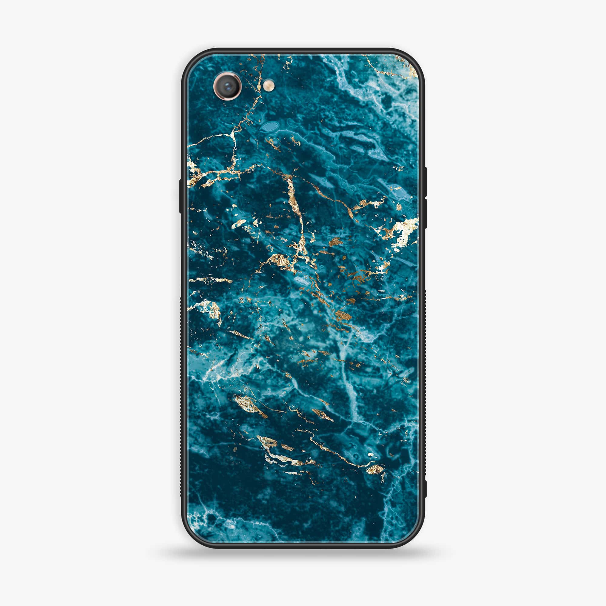 Oppo A71 (2018) - Blue Marble 2.0 Series - Premium Printed Glass soft Bumper shock Proof Case
