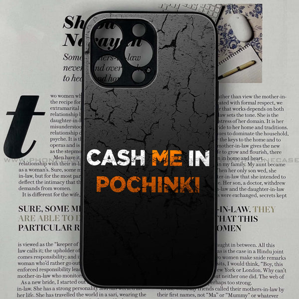 iPhone 15 Pro - Cash Me - Premium Printed Glass soft Bumper shock Proof Case