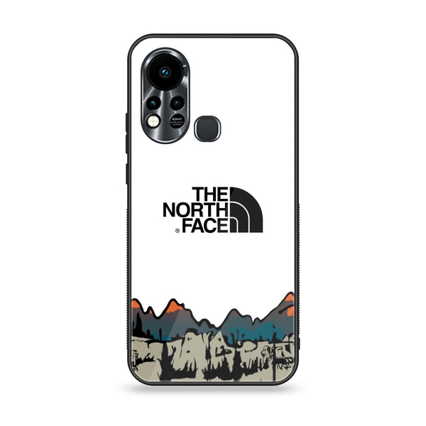 Infinix Hot 11S NFC The North Face Series Premium Printed Glass soft Bumper shock Proof Case