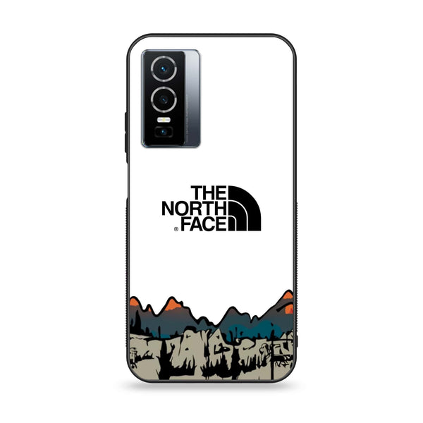 Vivo Y76 5g - The North Face Series - Premium Printed Glass soft Bumper shock Proof Case
