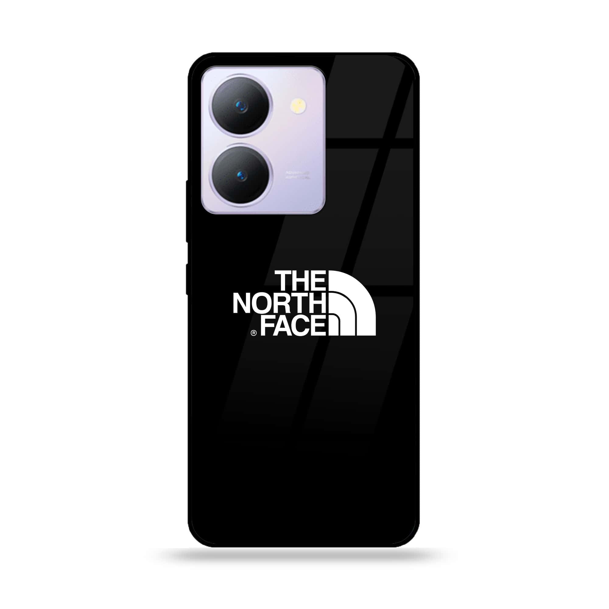 Vivo Y27s - The North Face Series - Premium Printed Glass soft Bumper shock Proof Case