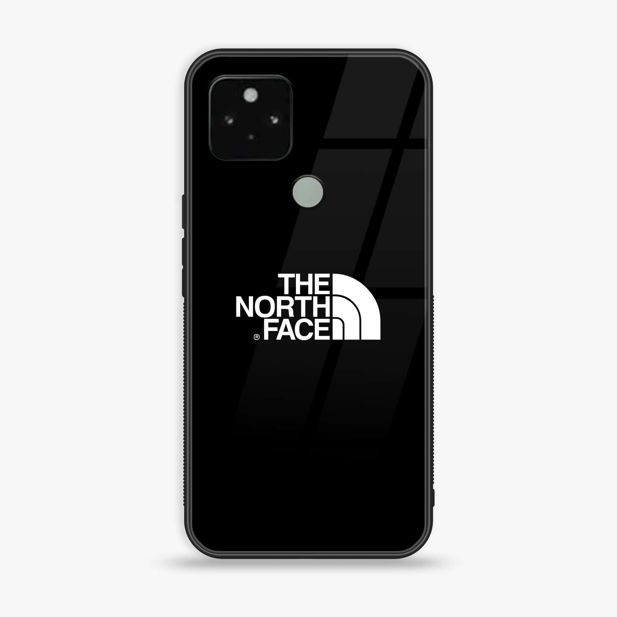 Google Pixel 5a - The North Face Series - Premium Printed Glass soft Bumper shock Proof Case