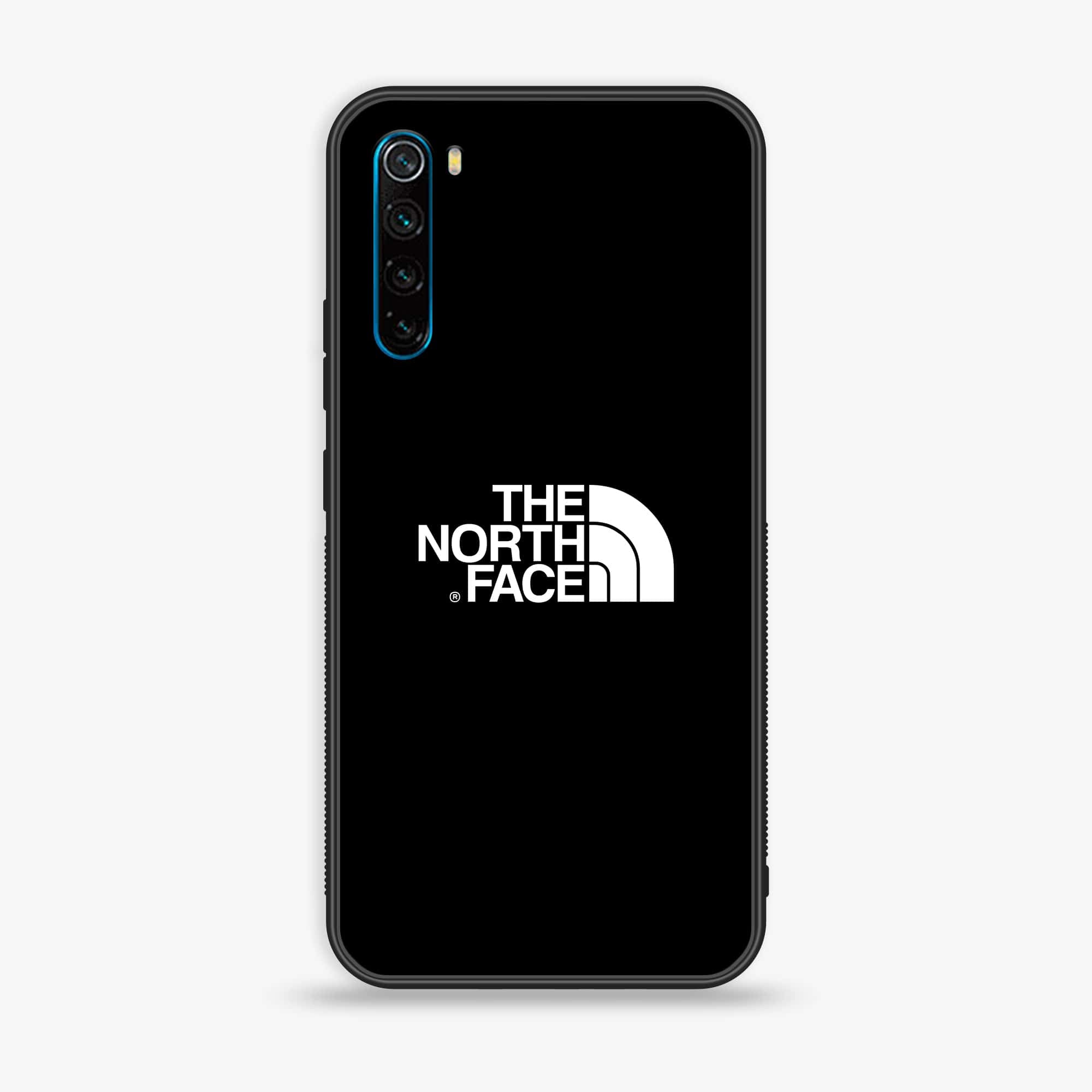 Redmi Note 8 - The North Face Series - Premium Printed Glass soft Bumper shock Proof Case