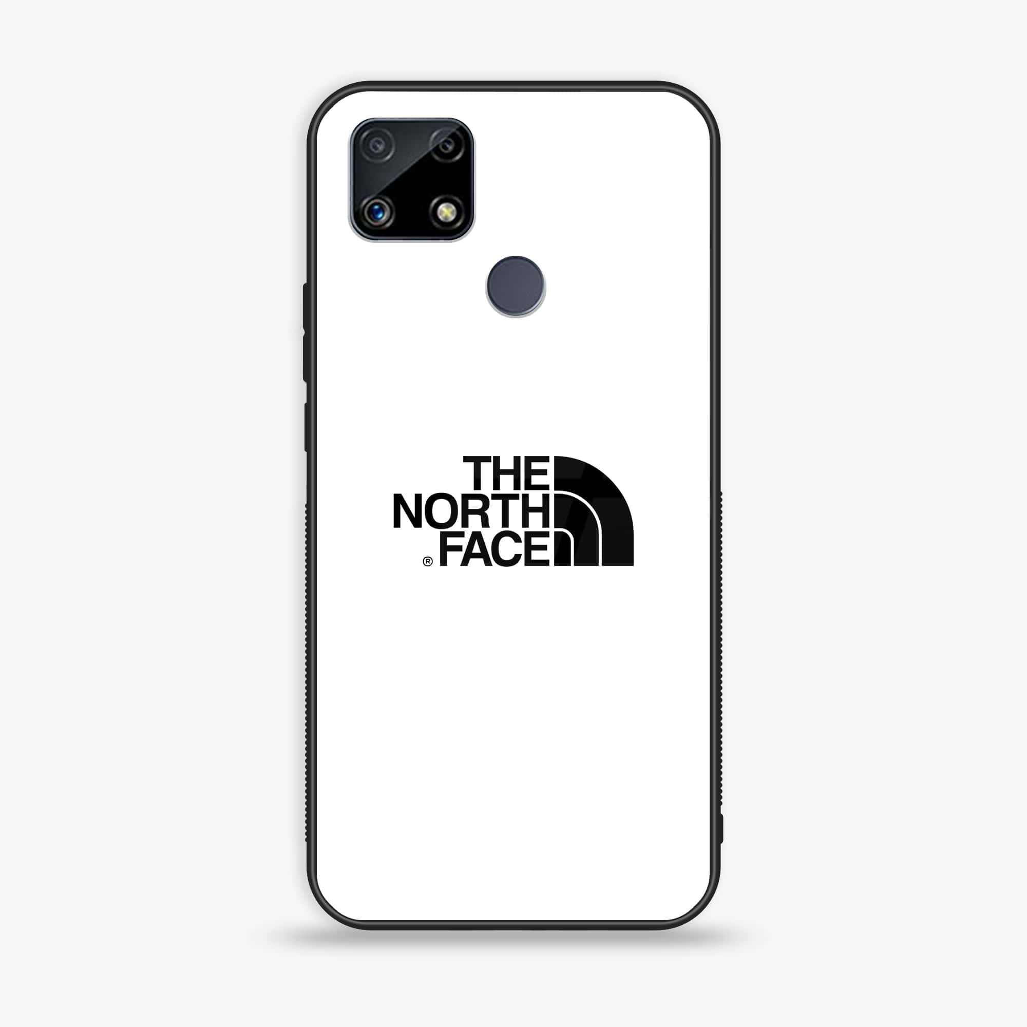 Realme C25s - The North Face Series - Premium Printed Glass soft Bumper shock Proof Case