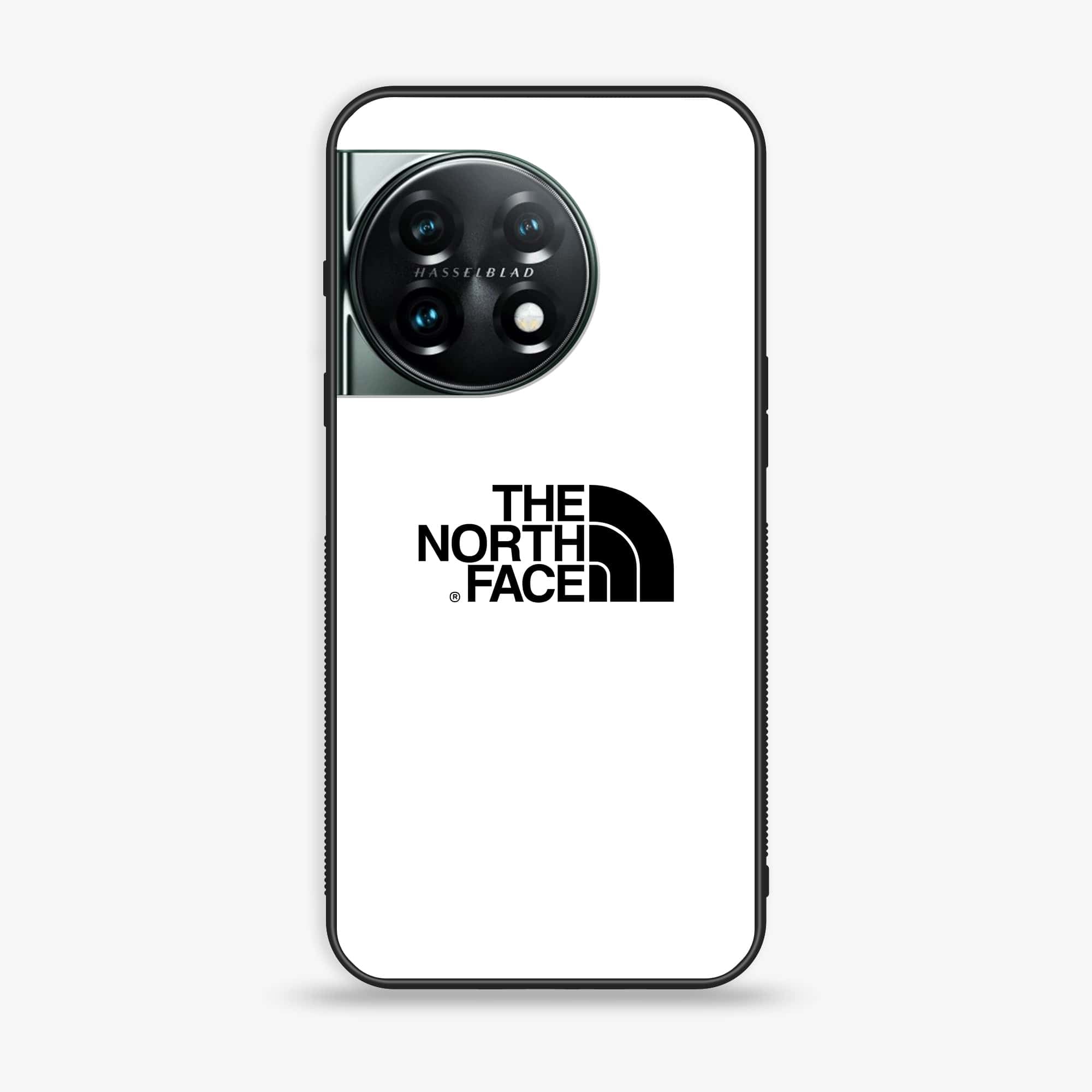 OnePlus 11R  - The North Face Series - Premium Printed Glass soft Bumper shock Proof Case