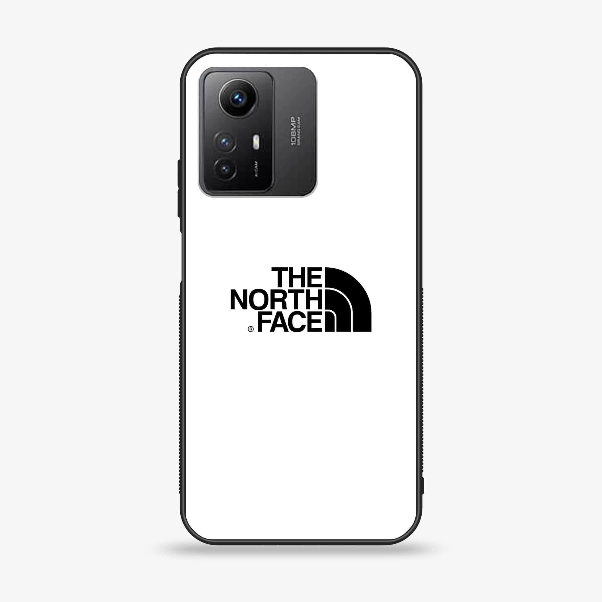 Xiaomi Redmi Note 12S - The North Face Series - Premium Printed Glass soft Bumper shock Proof Case