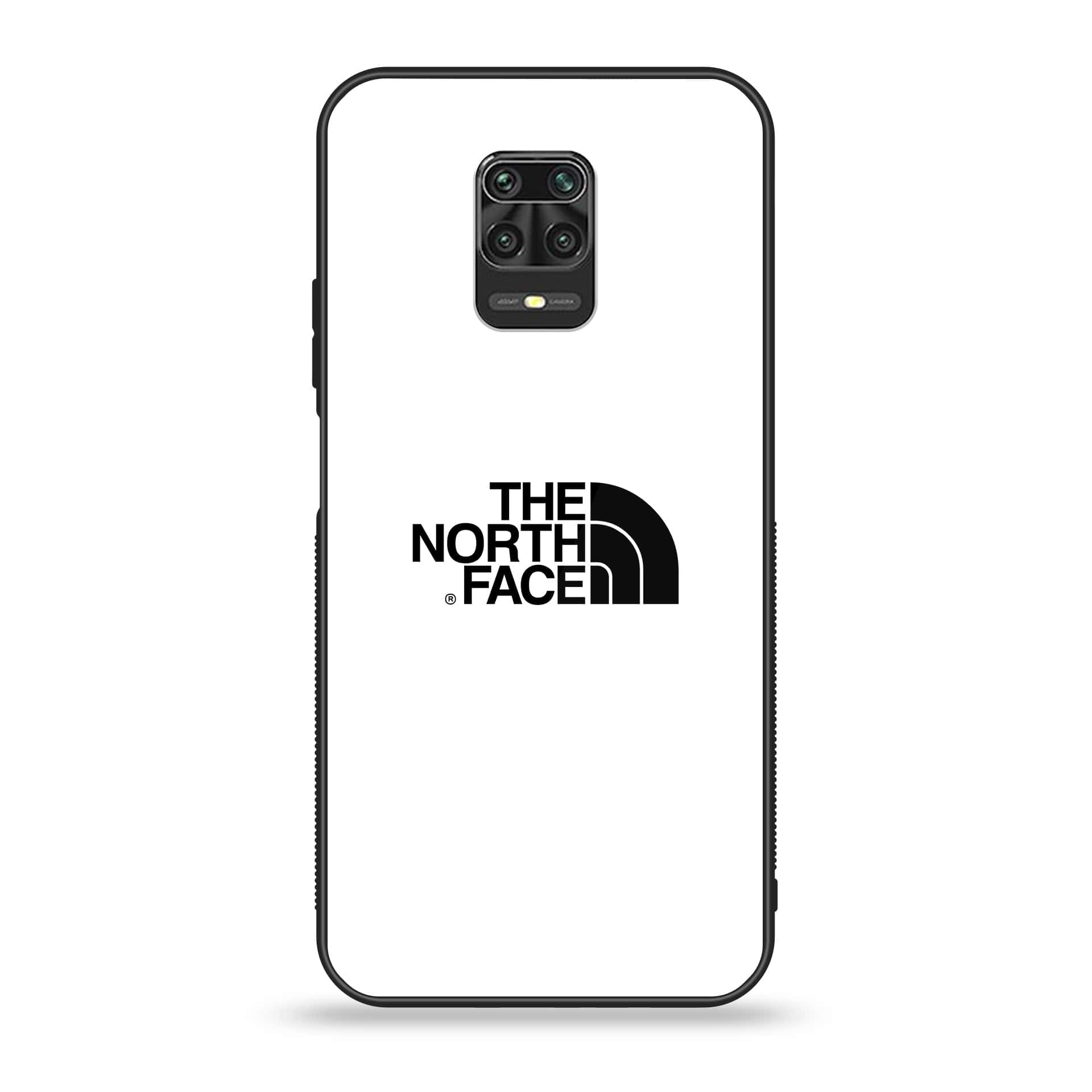 Xiaomi Redmi Note 9S - The North Face Series - Premium Printed Glass soft Bumper shock Proof Case