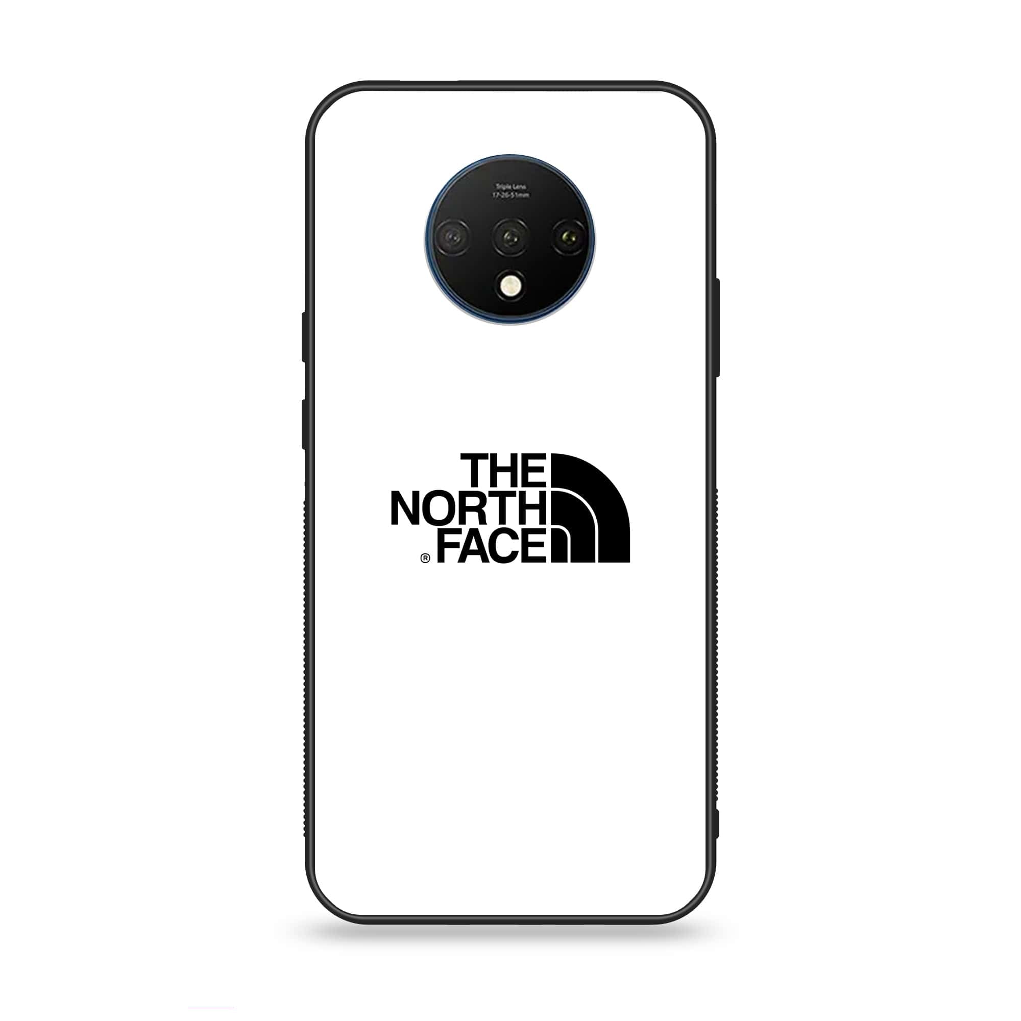 OnePlus 7T - The North Face Series - Premium Printed Glass soft Bumper shock Proof Case