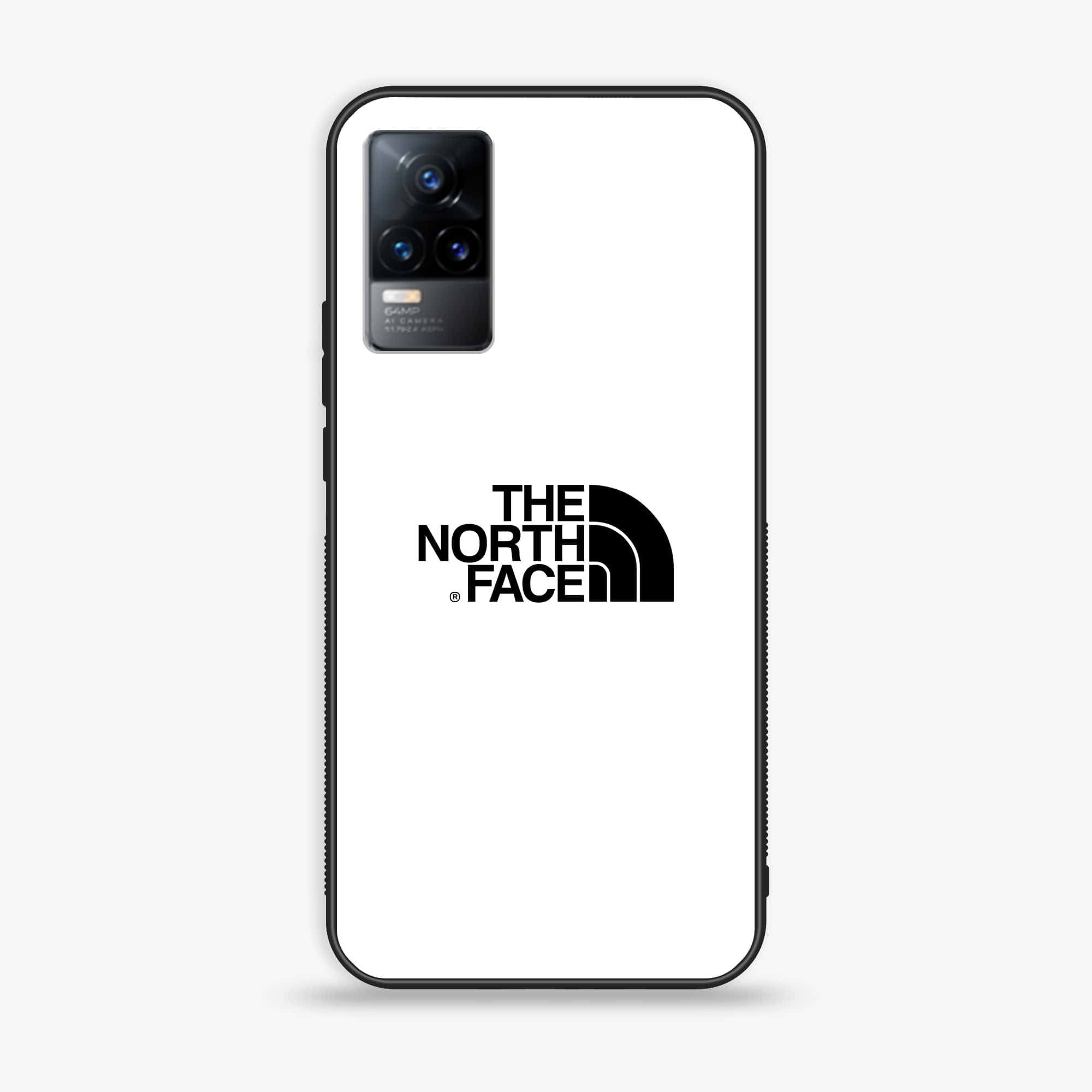 Vivo Y73 2023 - The North Face Series - Premium Printed Glass soft Bumper shock Proof Case