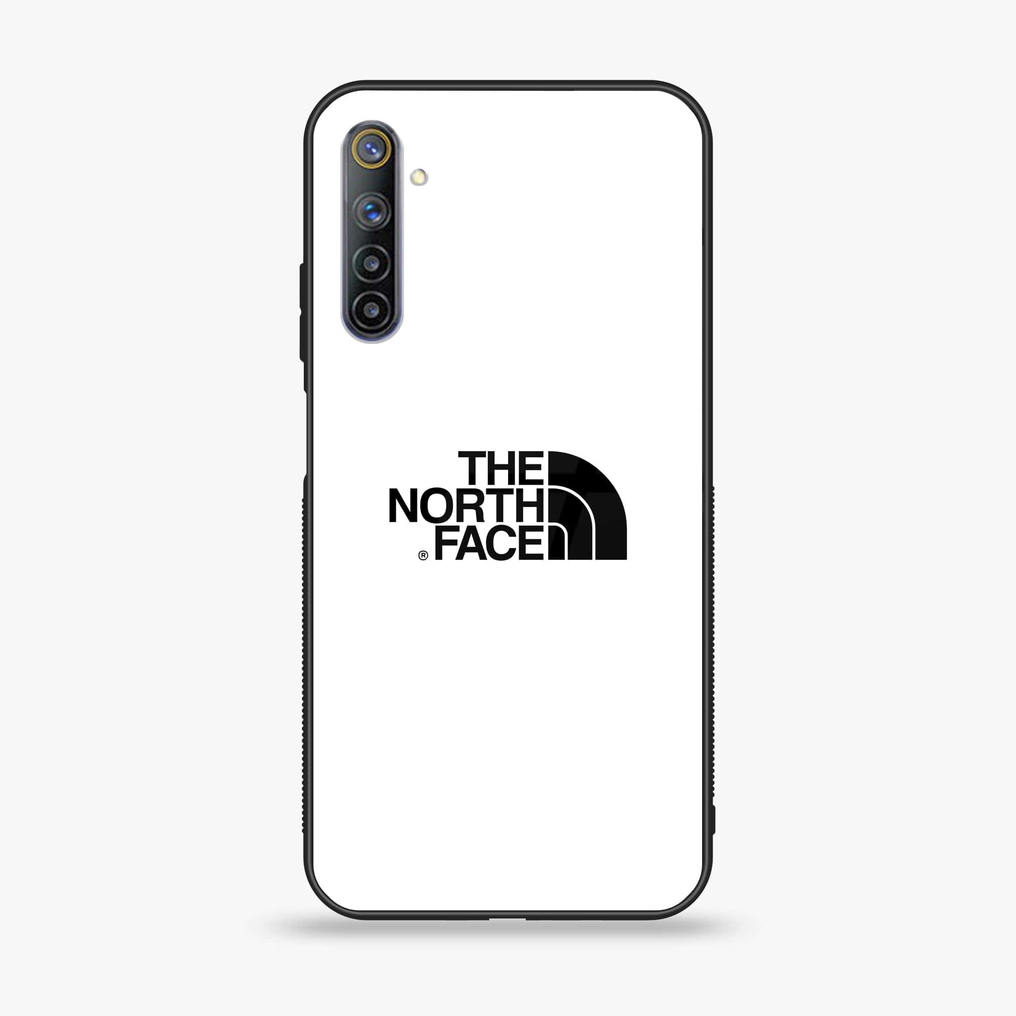 Realme 6 The North Face Series Premium Printed Glass soft Bumper shock Proof Case