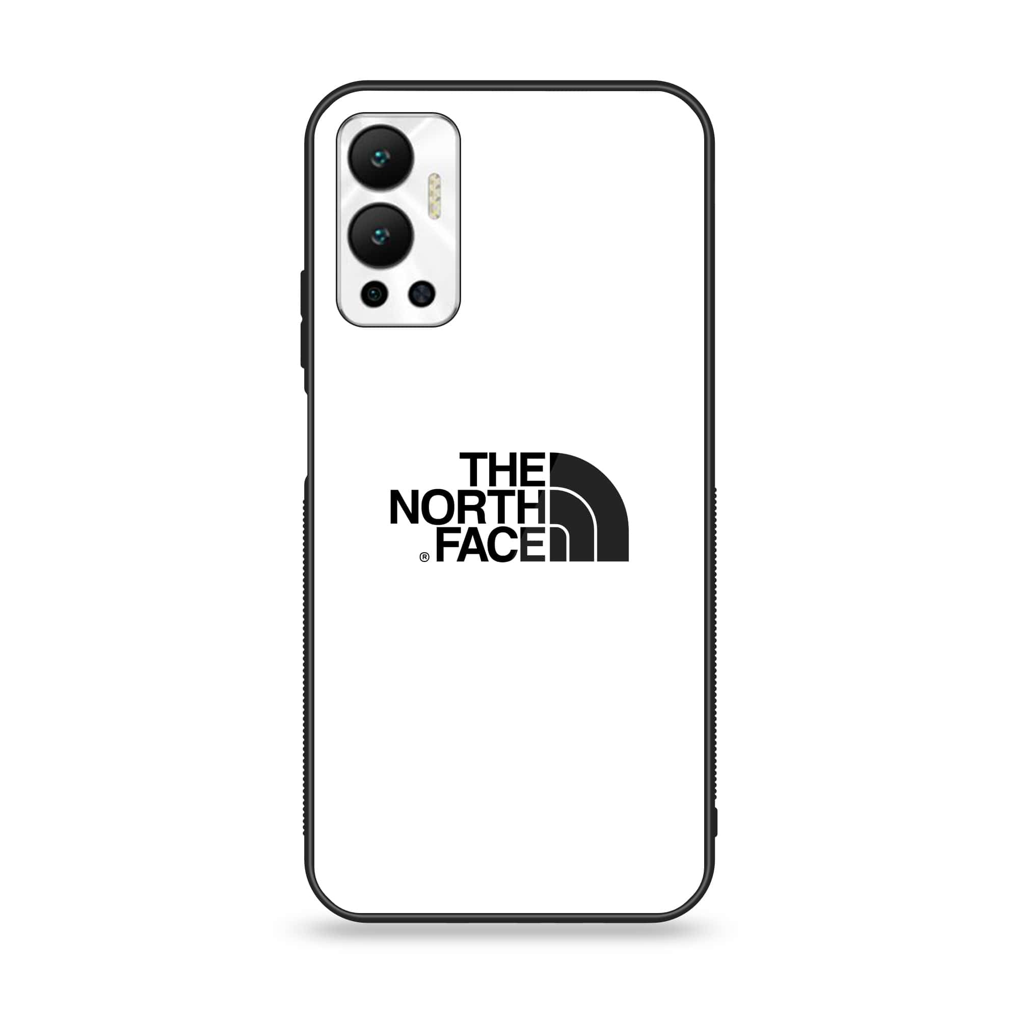 Infinix Hot 12 - The North Face Series - Premium Printed Glass soft Bumper shock Proof Case