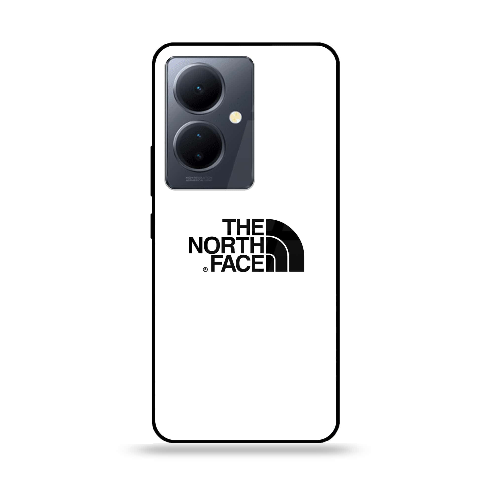 Vivo Y78 - The North Face Series - Premium Printed Glass soft Bumper shock Proof Case