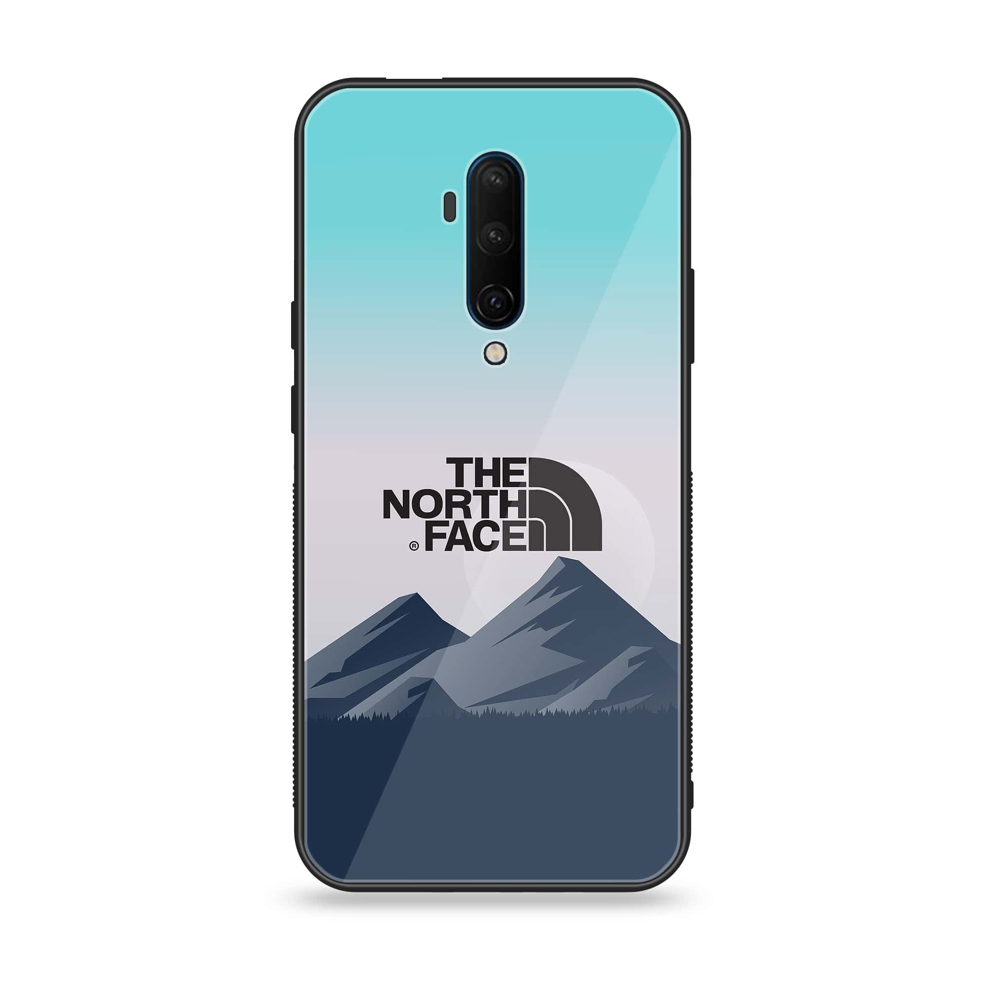 OnePlus 7T Pro - The North Face Series - Premium Printed Glass soft Bumper shock Proof Case