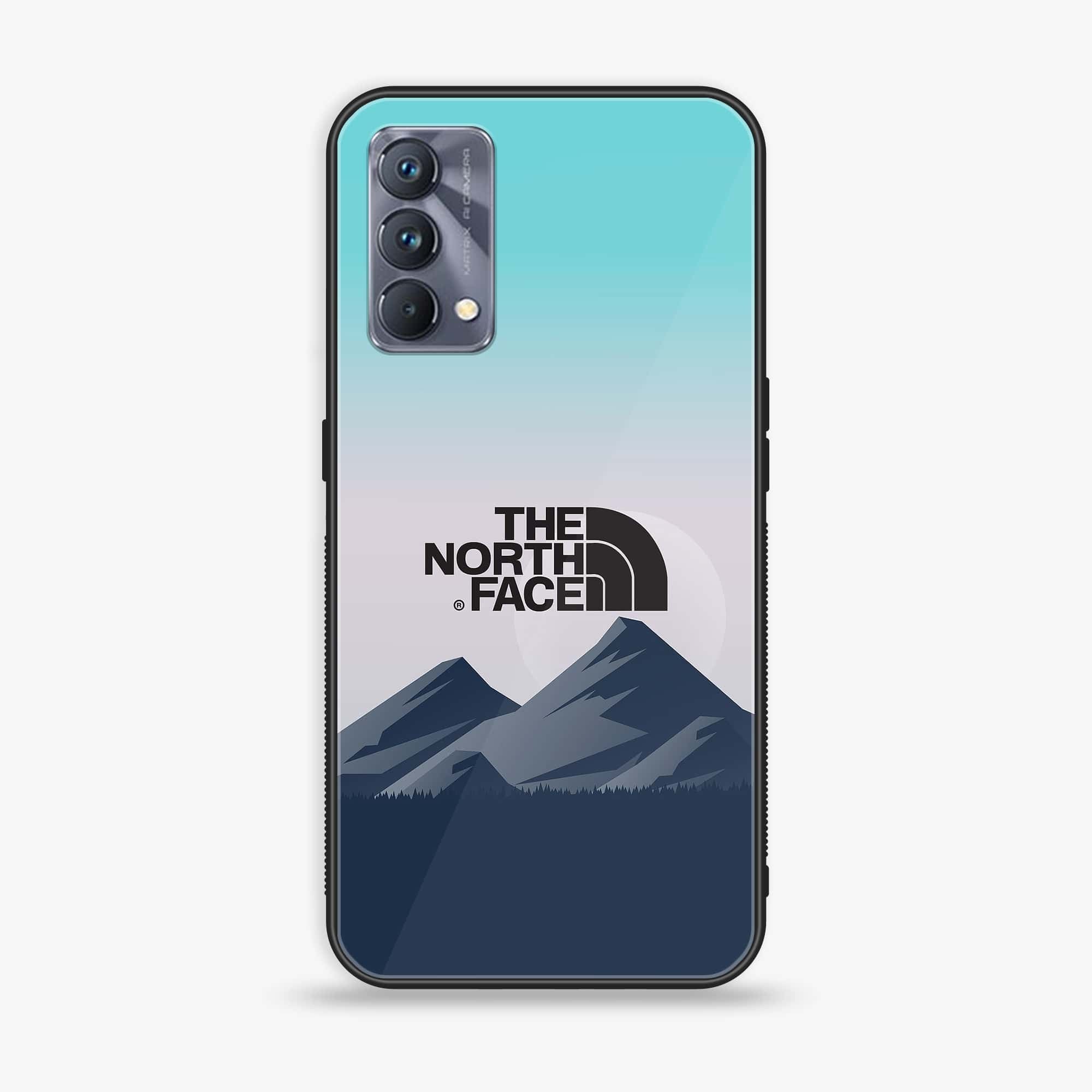 Realme GT Master Edition The North Face Series  Premium Printed Glass soft Bumper shock Proof  Case
